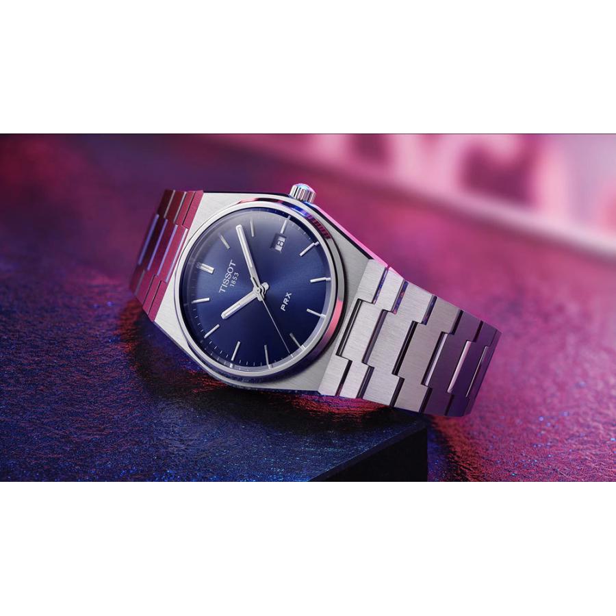 TISSOT（ティソ） 腕時計 TISSOT PRX ピーアールエックス ブルー文字盤