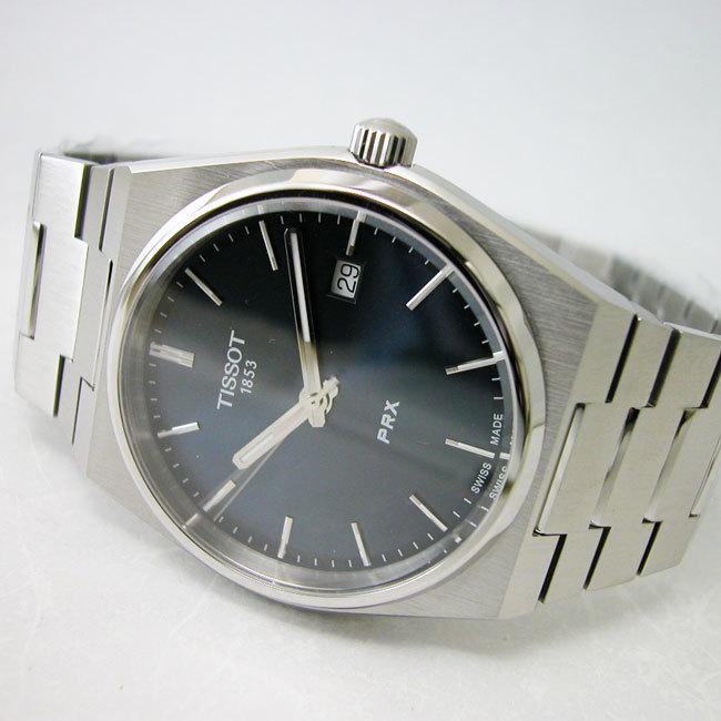 ティソ 腕時計 TISSOT PRX ピーアールエックス ブルー文字盤 T1374101104100 国内正規品の画像