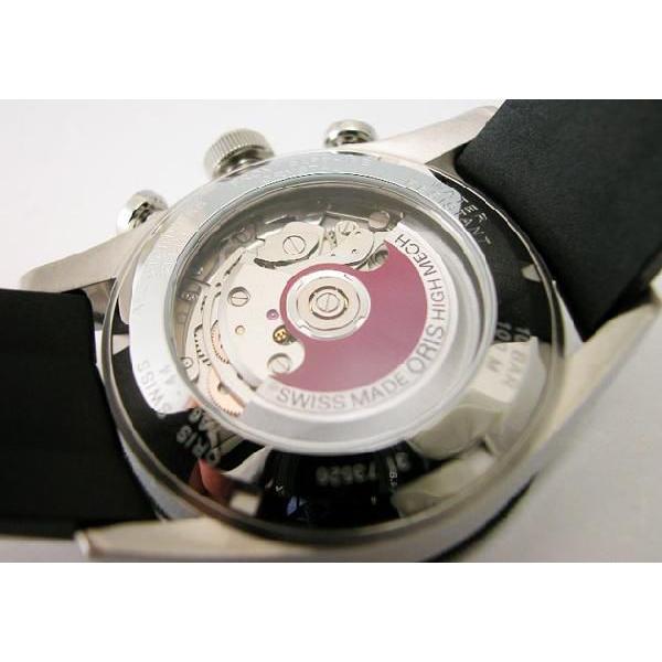 オリス ORIS 腕時計 アーティックスGTクロノ BK/BK ラバー 67476614434R メンズ 国内正規品｜taiyodo｜05