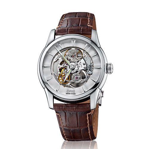 ORIS（オリス） 腕時計 アートリエ 自動巻き スケルトンRef.734 7670 