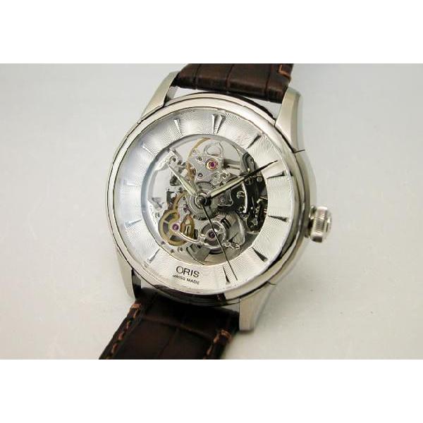 ORIS（オリス） 腕時計 アートリエ 自動巻き スケルトンRef.734 7670 