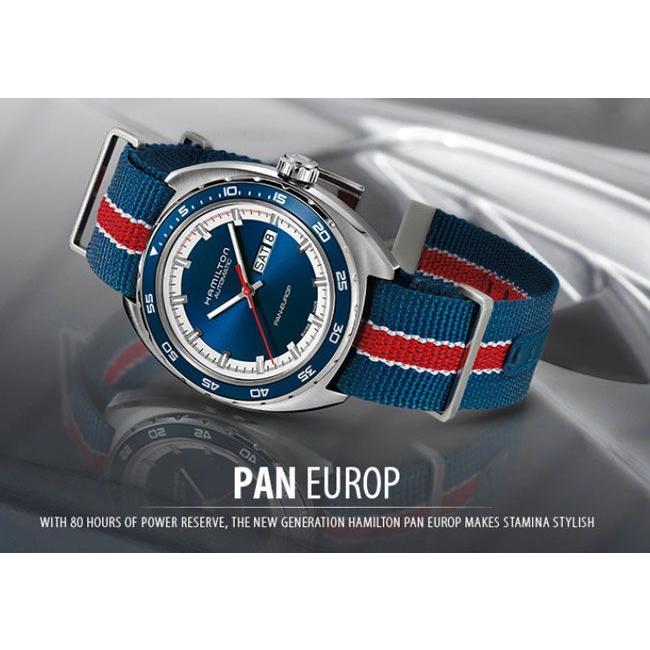 HAMILTON  ハミルトン腕時計 Pan Europ パンユーロ オートH35405941 自動巻き 国内正規品 メンズ｜taiyodo｜02