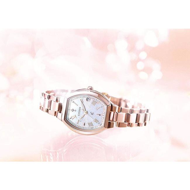 CITIZEN シチズン クロスシー トノー型ピンクゴールド 限定 ソーラー