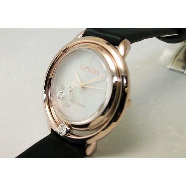 CITIZEN シチズン 腕時計 L エル エコドライブ ダイヤモンド入 限定 EW5522-20D レディースウォッチの画像