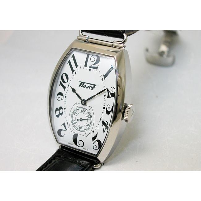 TISSOT ティソ 腕時計 ヘリテージ ポルト メカニカル HERITAGE PORTO MECHANICAL ホワイト文字盤 レザー T1285051601200 国内正規品の画像