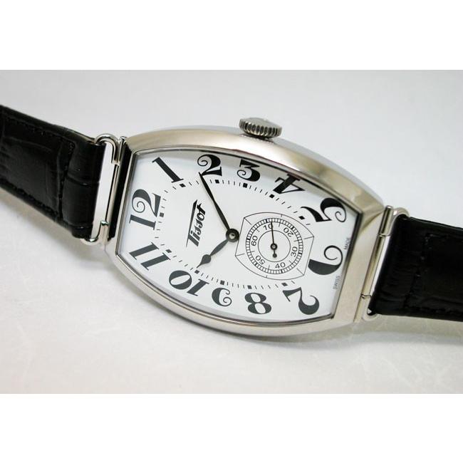 TISSOT ティソ 腕時計 ヘリテージ ポルト メカニカル HERITAGE PORTO MECHANICAL ホワイト文字盤 レザー T1285051601200 国内正規品の画像
