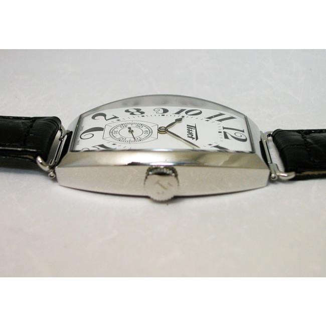TISSOT ティソ 腕時計 ヘリテージ ポルト メカニカル HERITAGE PORTO MECHANICAL ホワイト文字盤 レザー T1285051601200 国内正規品の画像