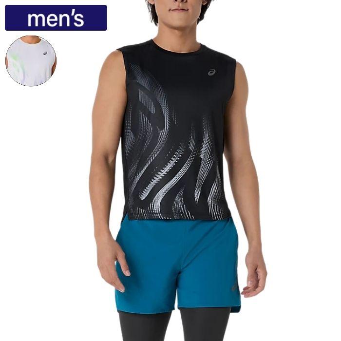 ASICS（アシックス） トップス ランニンググラフィックスリーブレス