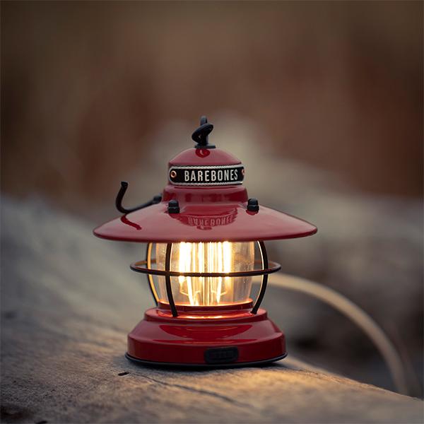 BAREBONES ベアボーンズ Mini Edison Lantern ミニエジソンランタンLED 最大100ルーメン 単三電池式 レッド 20230009004000｜taiyosp-trip｜10