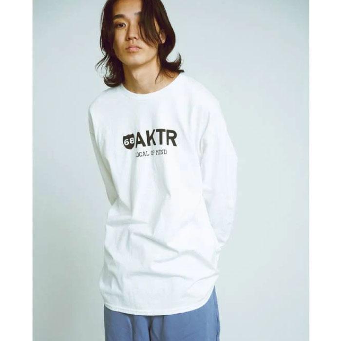 AKTR アクター 68xAKTR LS LOGO TEE ロングTシャツ 長袖 68コラボ バスケットボール 2023年秋冬 ブラック ホワイト 223-108005｜taiyosp-trip｜05