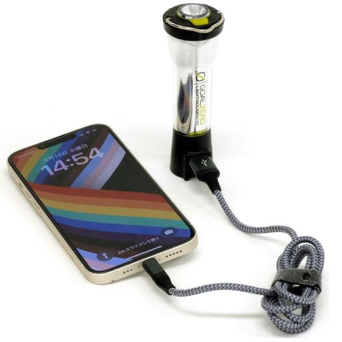 GOAL ZERO ゴールゼロ ライトハウスマイクロフラッシュチャージ LEDライト USB充電 耐水設計 USB出力ポート装備 国内正規品 32008｜taiyosp-trip｜04