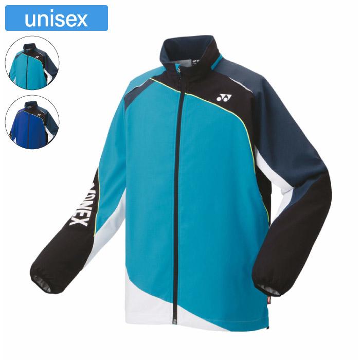YONEX ユニ裏地付ウィンドウォーマーシャツ 70087 M YONEX（ヨネックス） アウター ユニ裏地付ウィンドウォーマーシャツ 青