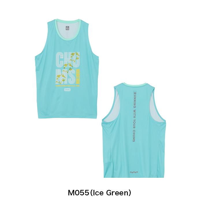 WL 新品 チャムス タンクトップ ノースリーブ CHUMS ランニング みゃこ CHUMSxみゃこ Running Sleeveless Shirt|CHUMS(チャムス)|アウトドア