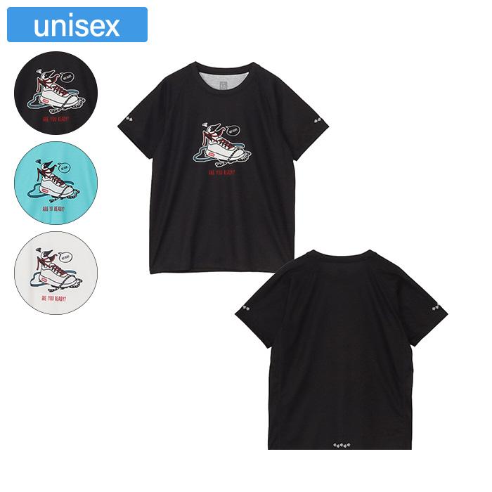 CHUMS（チャムス） 半袖 ランニングシューズTシャツ ユニセックス CH01