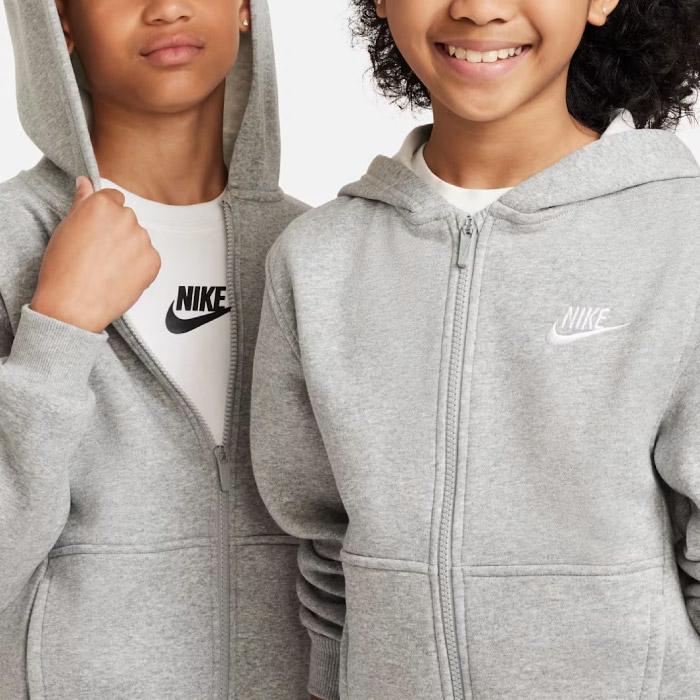 NIKE（ナイキ） スポーツウェア クラブ フリース ジュニア フルジップ