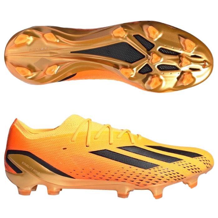 adidas アディダス エックス スピードポータル.1 FG 天然芝用 サッカースパイク 天然芝用 2023年春夏 ゴールド/オレンジ GZ5109 :GZ5109:太陽スポーツ・Rampjack Trip店 通販 エックス スピードポータル.1 FG サッカースパイク