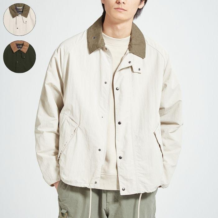 バブアーアイボリー ナイロン ジャケット Barbour（バブアー） アウター トランスポート ナイロン ジャケット