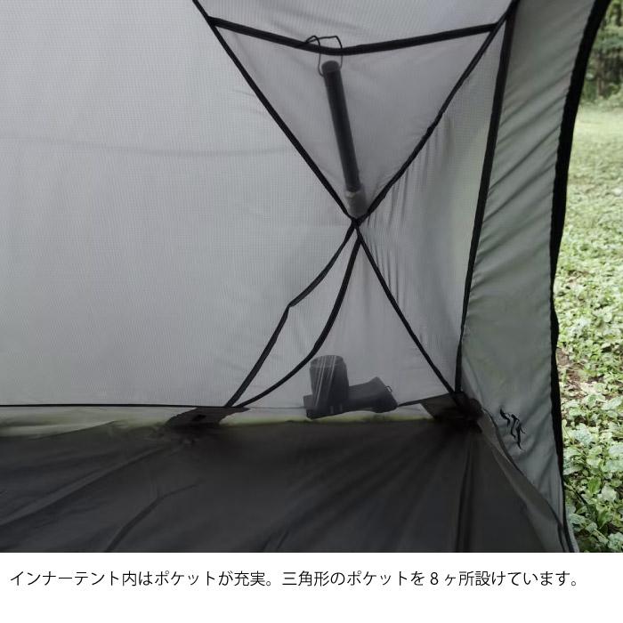 muraco（ムラコ） NORM 2P BLACK ノーム ドーム型テント 吊り下げ式