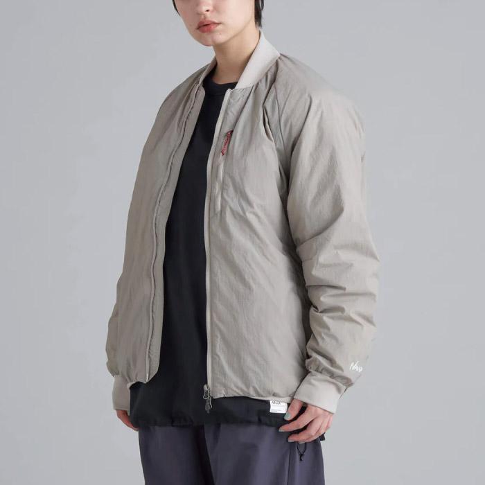 NANGA ナンガ SOFT DOWN VARSITY BLOUSON ソフトダウンバーシティブルゾン ジャケット ユニセックス メンズ レディース 2024年春夏 3カラー ND2411-1A102-A｜taiyosp-trip｜03