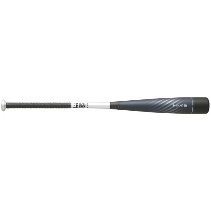 SSK エスエスケイ 一般 軟式用 MM18ミドルライト 野球 バット FRP製 ウレタン 83cm 84cm ブラック×シルバー SBB4023MDL