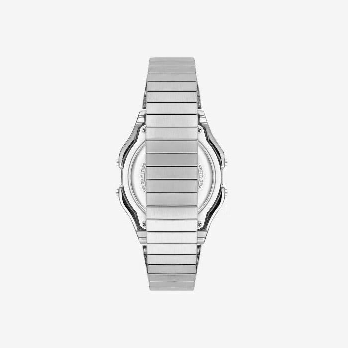 TIMEX（タイメックス） クラシックデジタル シルバー 腕時計 クロノ