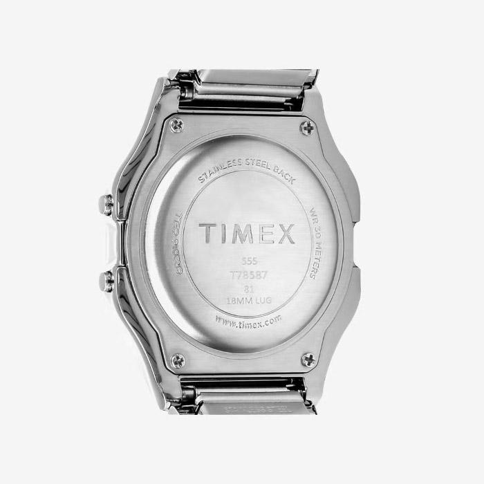 TIMEX（タイメックス） クラシックデジタル シルバー 腕時計 クロノ