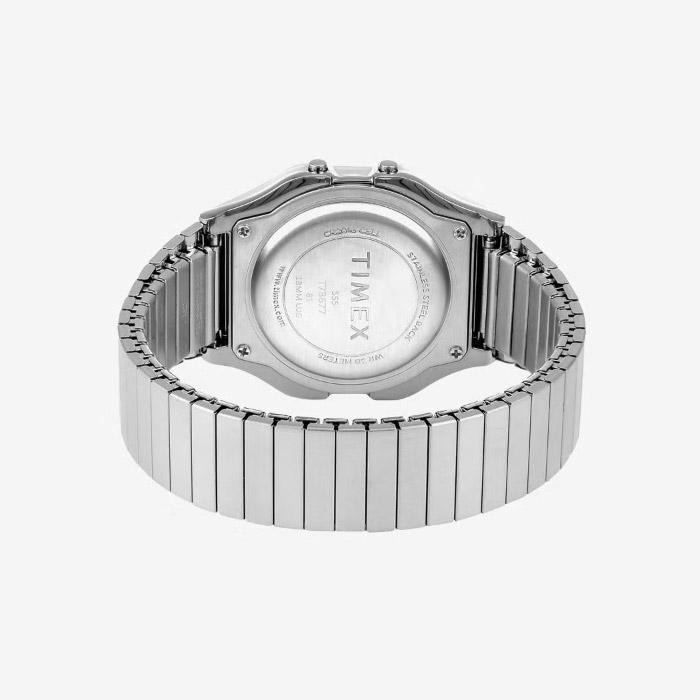 TIMEX（タイメックス） クラシックデジタル シルバー 腕時計 クロノ