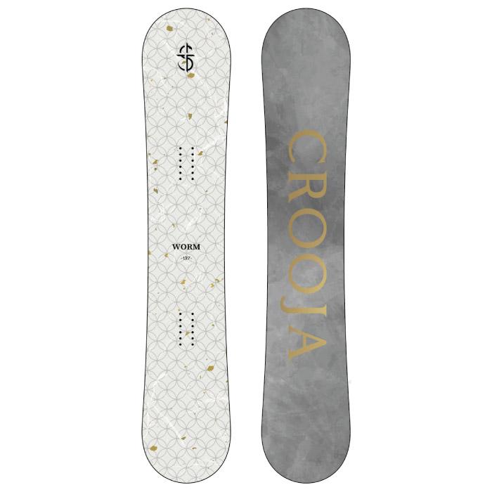 24-25クロージャワーム145cm 24-25 CROOJA クロージャ WORM ワーム スノーボード 板 2024-2025年