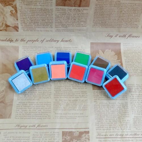 タイヨー ミニ カラースタンプ台 12色セット Minipad Allcolor タイヨートマーヤフー店 通販 Yahoo ショッピング