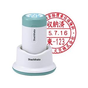 Shachihata 最大88％オフ！ シヤチハタ データーネーム 30号 スタンド式 日付S 超人気 専門店 オーダー 印面サイズ：直径30mm シャチ