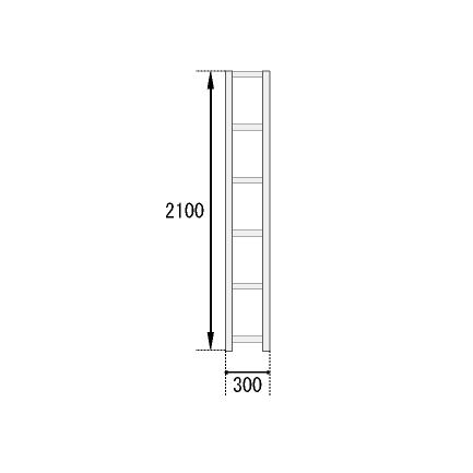 スチールラック スチール棚 業務用 収納 アングル棚 軽量棚 幅180 奥行30 高さ210 6段 120kg/段｜taiyousetubi｜03