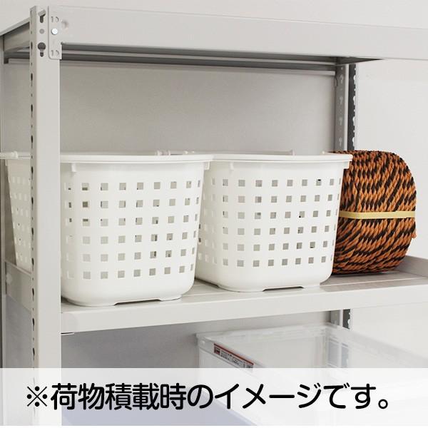 スチールラック スチール棚 業務用 収納 ボルトレス 軽中量棚 幅90 奥行60 高さ180 5段 200kg/段 単体の画像