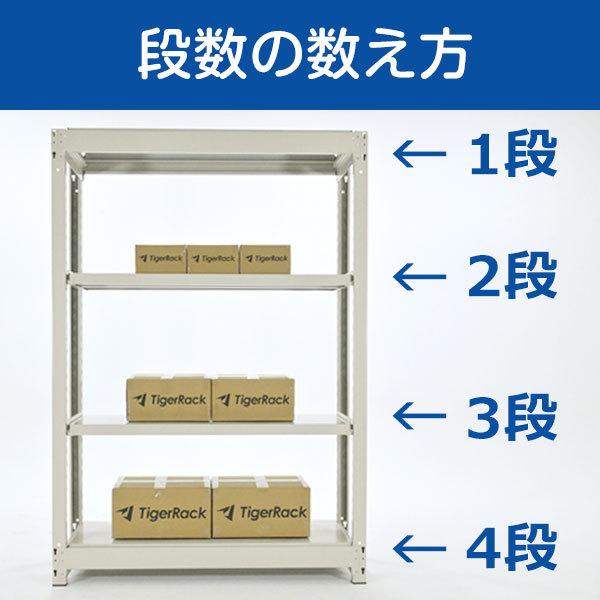 スチールラック スチール棚 業務用 収納 ボルトレス 中量棚 幅120 奥行