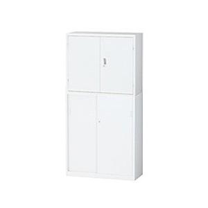 本棚 スチール書庫 両開きタイプ+引戸タイプ (H186×W88×D38cm) ALZ