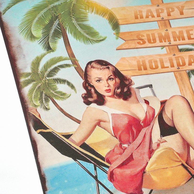 ブリキ看板33 海 怖い彼女はセクシーガール ビーチ 浜辺 ポスター 金属アートパネル イラスト 絵画 ハワイアン雑貨 マリン 壁掛け アメリカン雑貨 おしゃれ 33 Bea Hs アートパネル 太陽雑貨ren 通販 Yahoo ショッピング