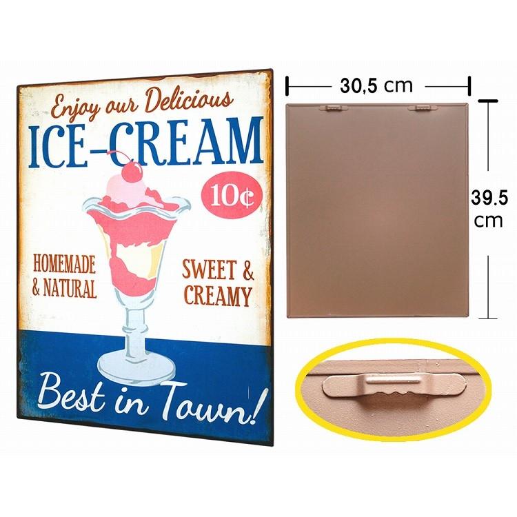 インテリア アートパネル40 アイスクリーム フルーツパフェ10c ポスター ブリキ看板 40 Ice アートパネル 太陽雑貨ren 通販 Yahoo ショッピング