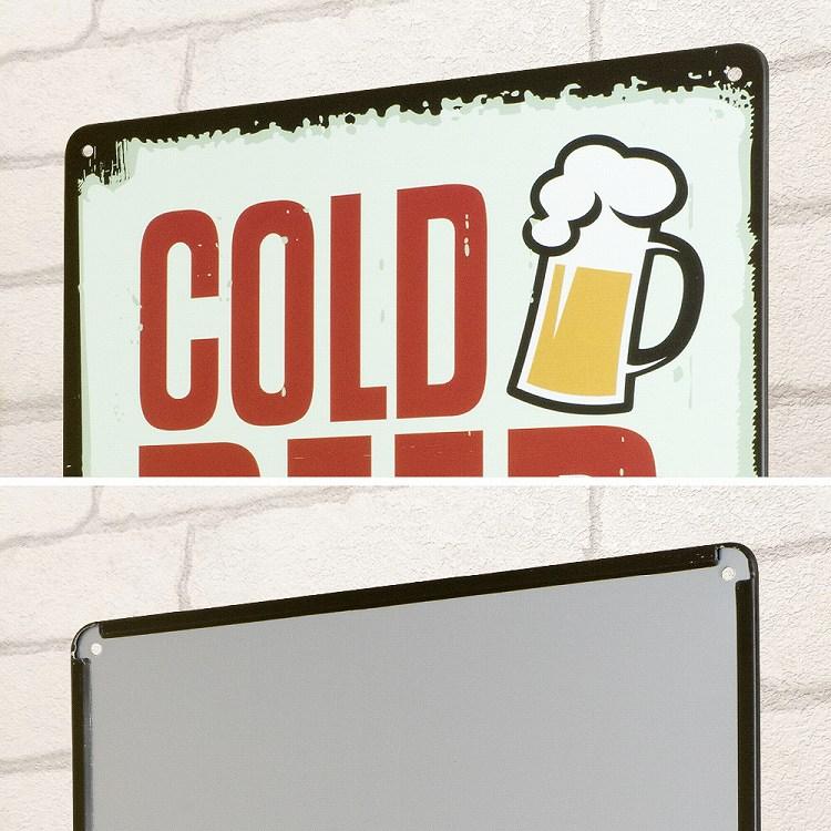 ブリキ看板 アメリカン 生ビール おしゃれ ポスター cbhg インテリア