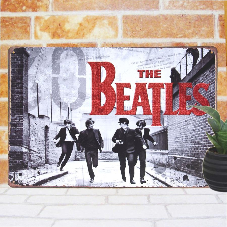 ビートルズka グッズ ポスター ブリキ看板 アートパネル 絵 ジョンレノン 白黒 Bi Tka アートパネル 太陽雑貨ren 通販 Yahoo ショッピング