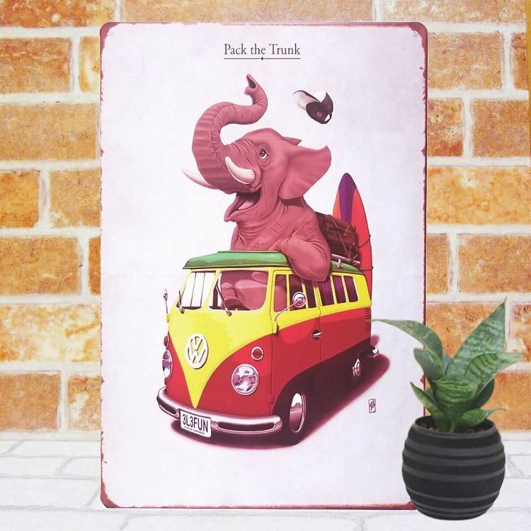 象r ワーゲンバス 自動車 ブリキ看板 ポスター インテリア アートパネル 絵画 Bus Zour アートパネル 太陽雑貨ren 通販 Yahoo ショッピング