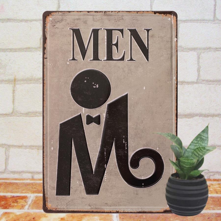 ブリキ看板e Men ポスター インテリア Man 男性用 トイレマーク 標識 表示 化粧室 ピクトグラム ピクトマーク E Men アートパネル 太陽雑貨ren 通販 Yahoo ショッピング
