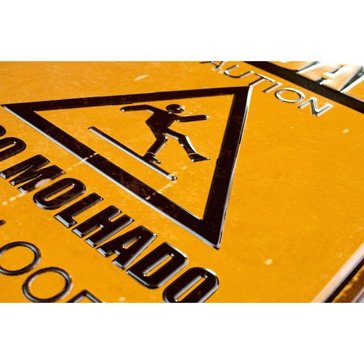 ブリキ看板e スリップ注意 インテリア ポスター Caution 雨 床 警告マーク E Srip アートパネル 太陽雑貨ren 通販 Yahoo ショッピング