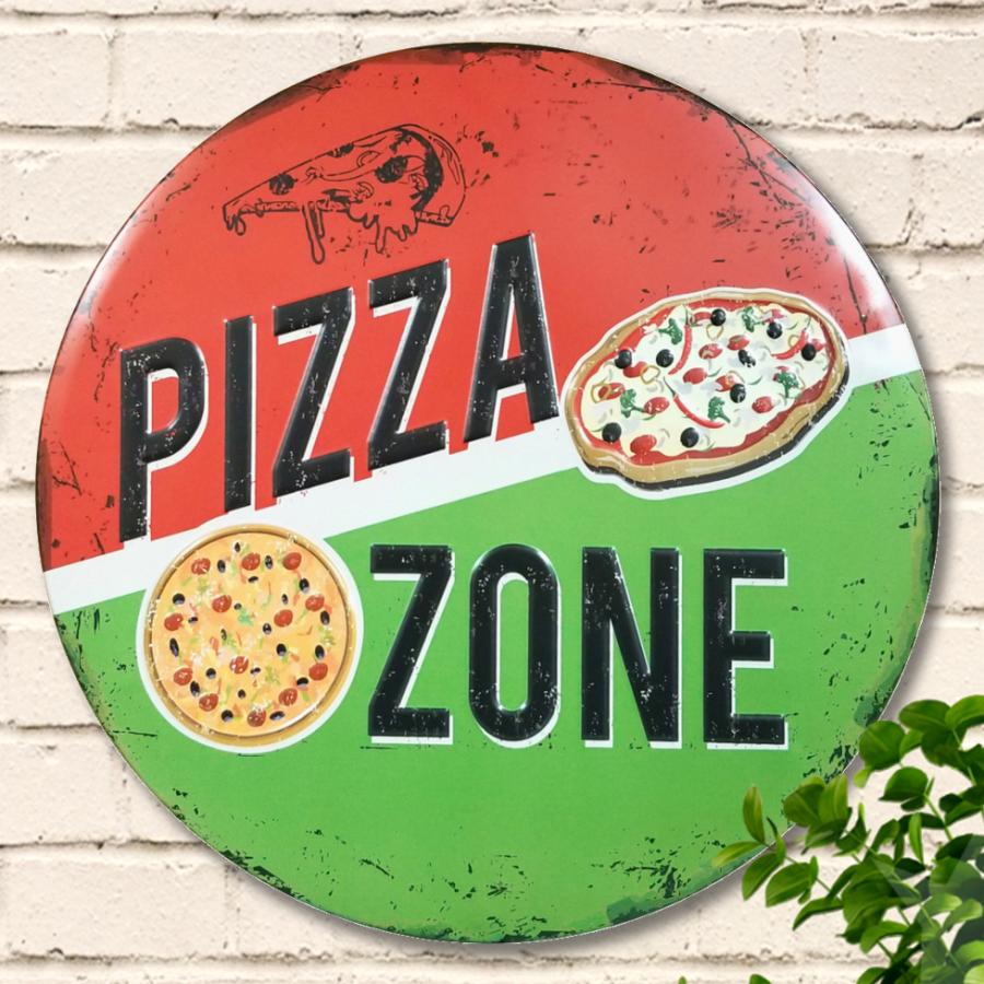 ピザ ポスター ブリキ看板30e Pizza イタリア料理店 アートパネル インテリア イタリアン レストラン 壁掛け レトロ風 丸形 円形 30cm アメリカン雑貨 0e Piz アートパネル 太陽雑貨ren 通販 Yahoo ショッピング
