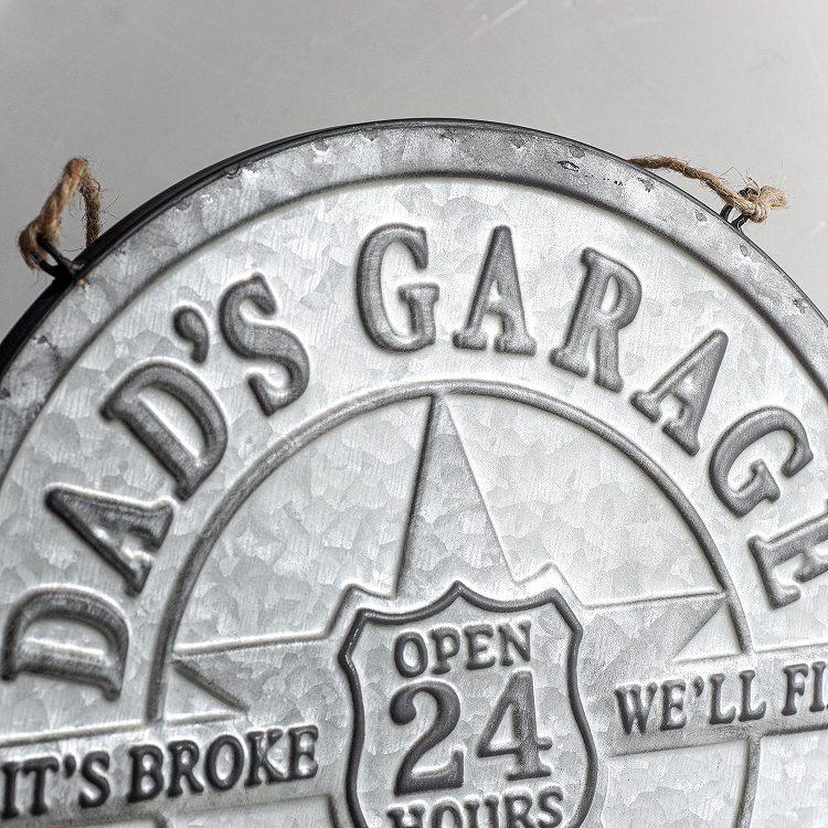 ガレージ メタル看板he40e ポスター インテリア Dad S 車庫 パーキング プレート 1e Gara アートパネル 太陽雑貨ren 通販 Yahoo ショッピング