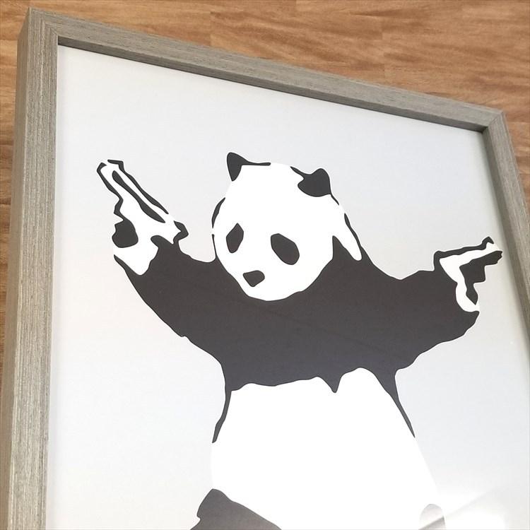 バンクシー ポスター 作品 絵 絵画 パンダと拳銃 アートパネル38 アートパネル アートフレーム 正規ライセンス Banksy 北欧 イラスト おしゃれ F38 Bank Pa アートパネル 太陽雑貨ren 通販 Yahoo ショッピング