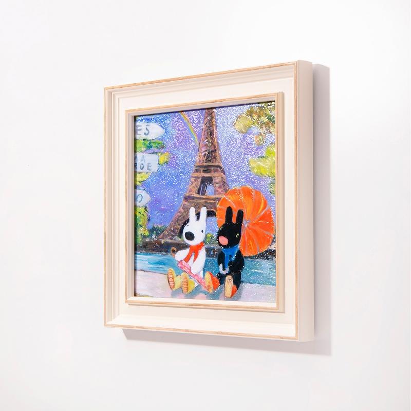 リサイクルFORT‼️外国のハッピーな図の絵画❗️最高潮の現代