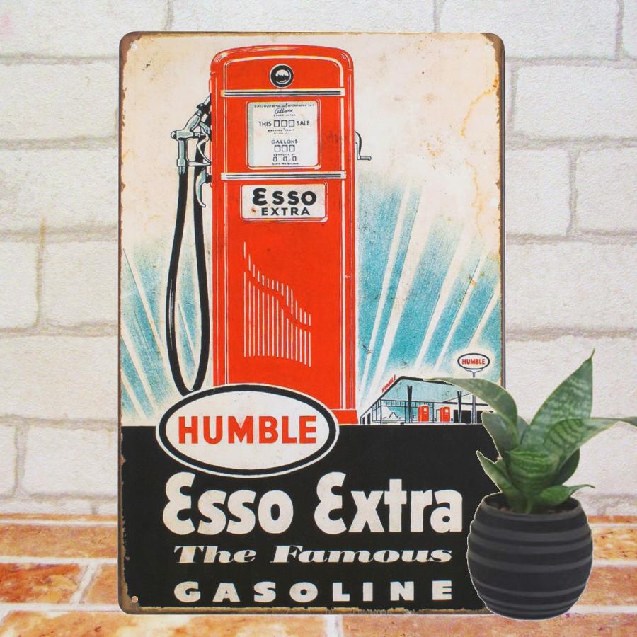ブリキ看板 1000種類 ガソリンスタンド Esso ポスター Gsesso アートパネル 太陽雑貨ren 通販 Yahoo ショッピング