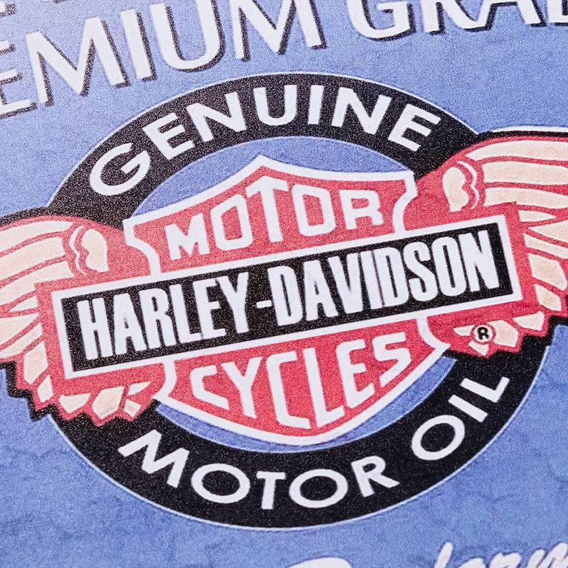 ブリキ看板 s ハーレーダビッドソン 青ロゴ バイク ポスター 絵
