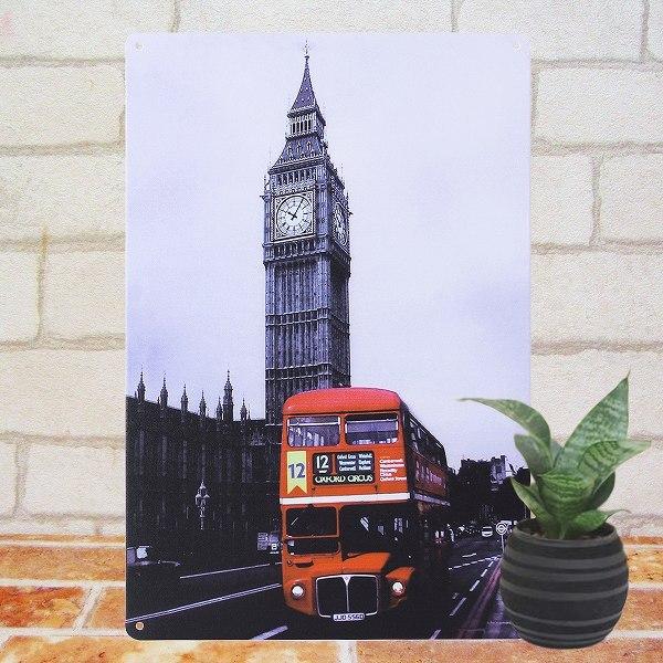 ロンドン ブリキ看板 イギリス雑貨 k ポスター ビッグベン 世界遺産 Igirbb アートパネル 太陽雑貨ren 通販 Yahoo ショッピング