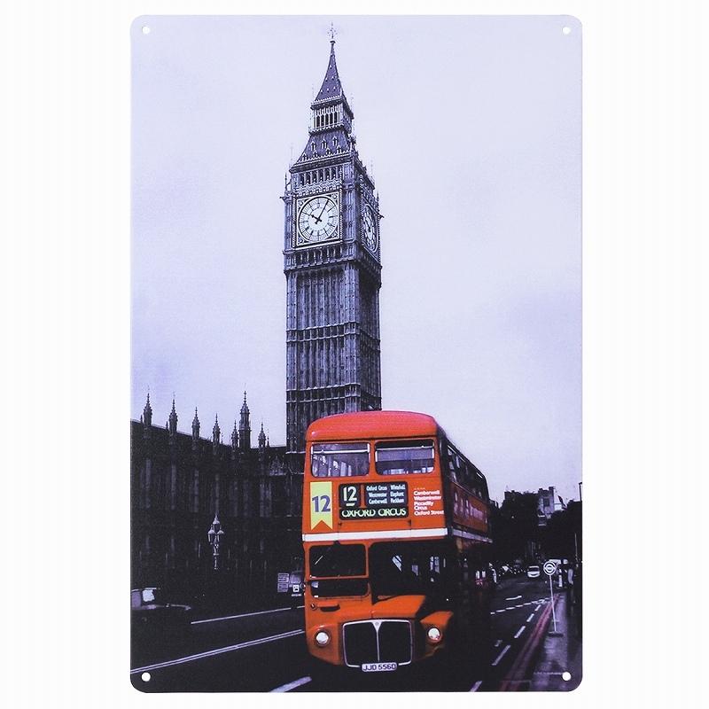 ロンドン ブリキ看板 イギリス雑貨 k ポスター ビッグベン 世界遺産 Igirbb アートパネル 太陽雑貨ren 通販 Yahoo ショッピング