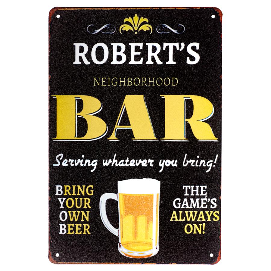 ブリキ看板 ビール Rb ポスター 絵 壁掛け 金属アートパネル Bar バー お酒 Beer イラスト 絵画 オーナメント アメリカン雑貨 プレート モダン 白黒 K Br Rob アートパネル 太陽雑貨ren 通販 Yahoo ショッピング